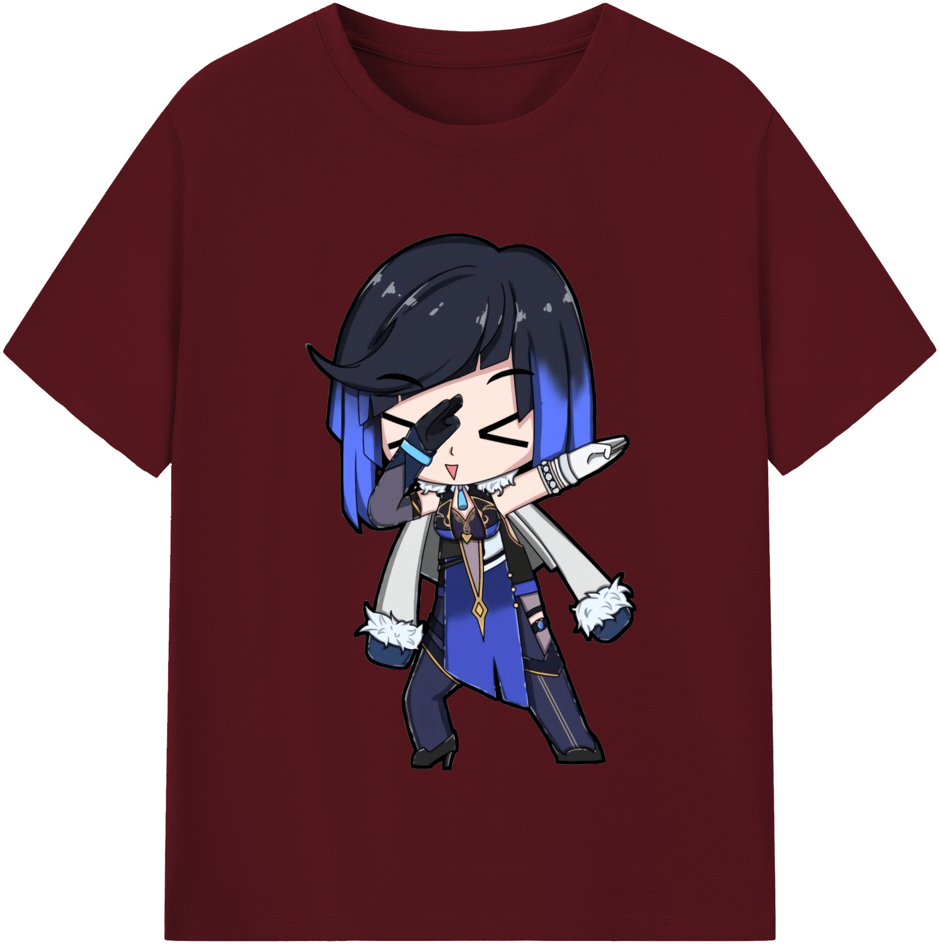 げんし神 夜兰 やらん genshin Yaran 綿100％半袖Tシャツ（フロントプリント）